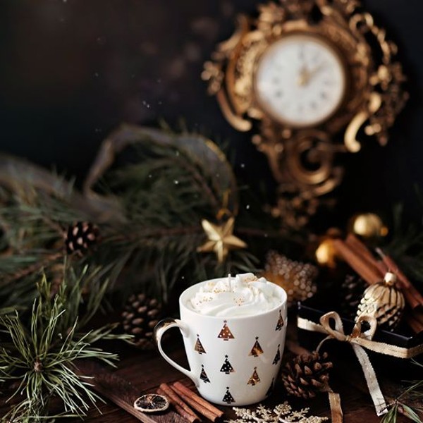 Ръчно изработена свещ Gancini - golden cofee