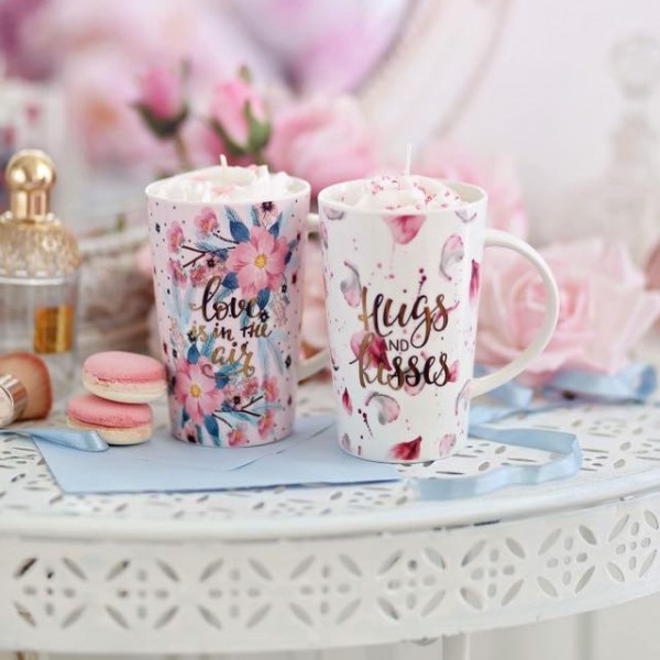 Ръчно изработена свещ Gancini - hugs and kisses