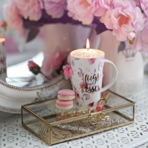 Ръчно изработена свещ Gancini - hugs and kisses