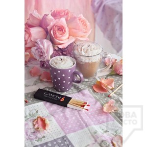 Ръчно изработена свещ Gancini - мокачино