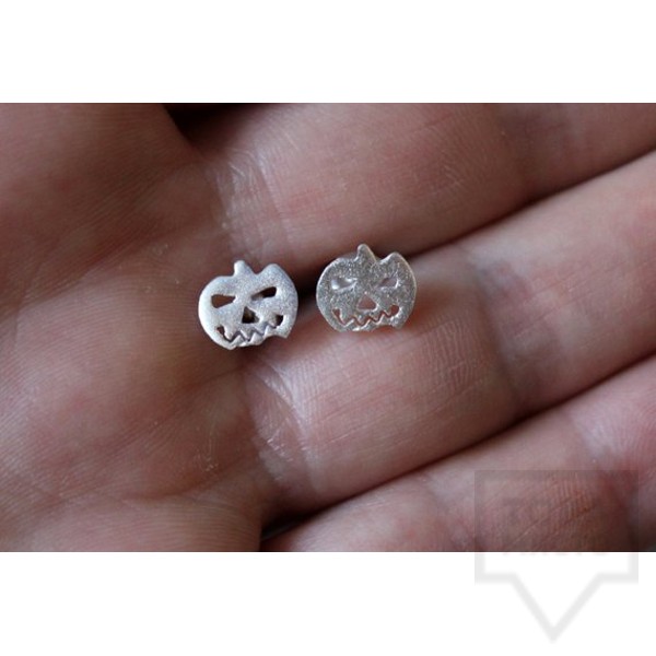 Ръчно изработени сребърни обеци Gargorock - тикви