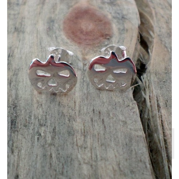 Ръчно изработени сребърни обеци Gargorock - тикви