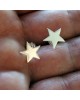 Ръчно изработени сребърни обеци Gargorock - звездички