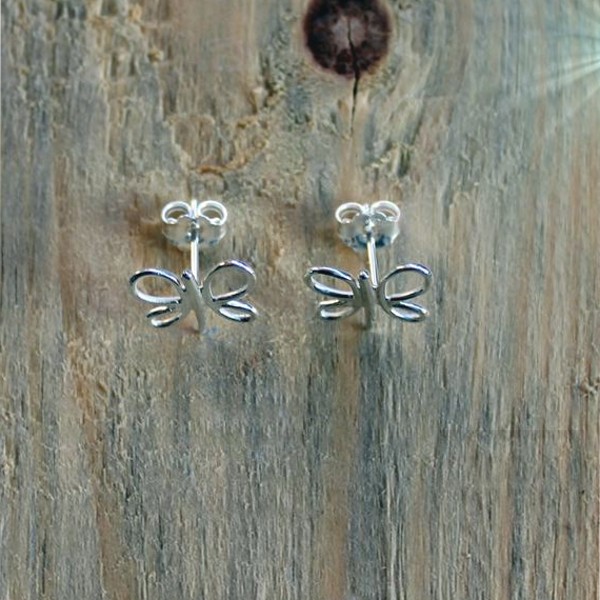 Сребърни обеци Gargorock - пеперуди