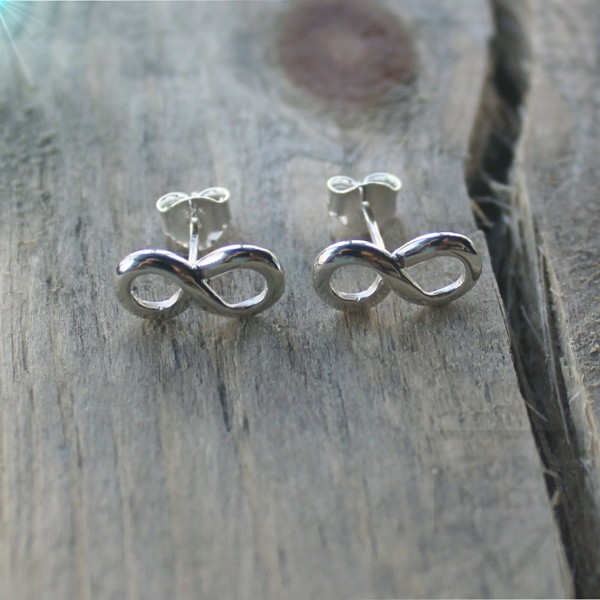 Сребърни обеци Gargorock - безкрайност