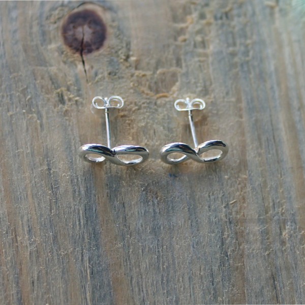 Сребърни обеци Gargorock - безкрайност