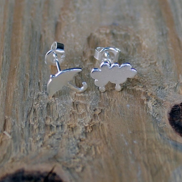 Сребърни обеци Gargorock - дали вали