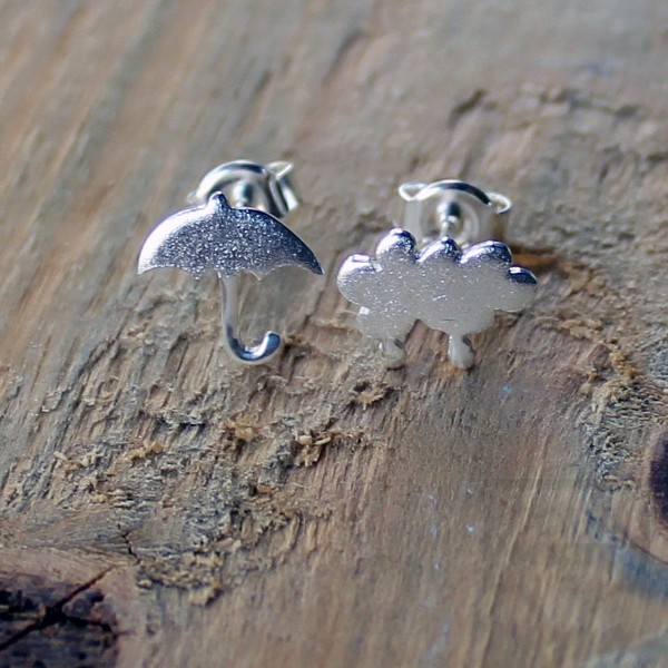 Сребърни обеци Gargorock - дали вали