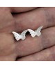 Сребърни обеци Gargorock - нежни пеперуди
