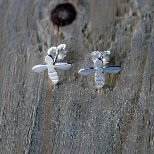 Сребърни обеци Gargorock - пчелички