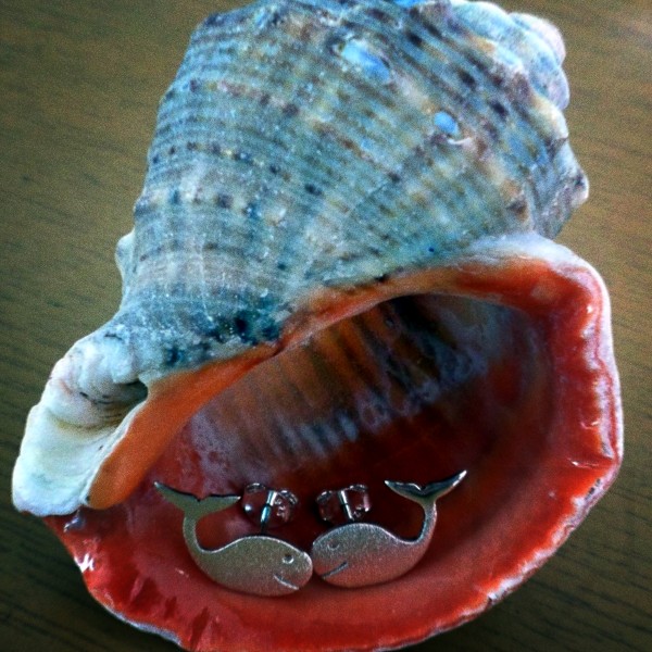 Сребърни обеци Гаргорок - делфини