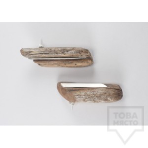 Дизайнерски ръчно изработени обеци IR jewelry - Two from one 