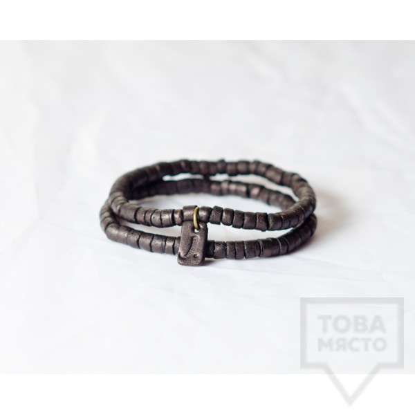 Мъжка гривна J.Griffin- Coco & Nut Black