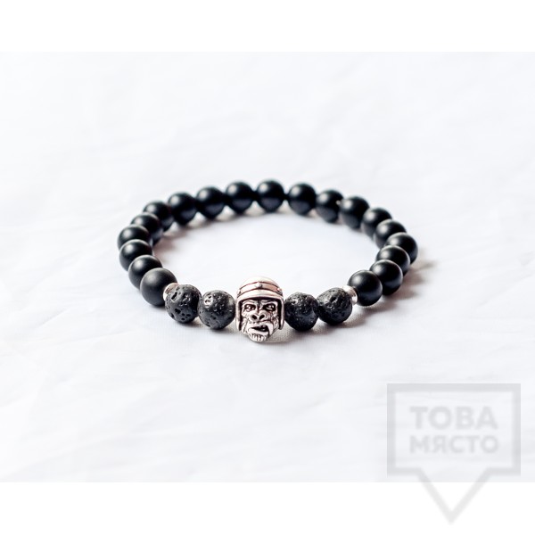 Мъжка гривна J.Griffin-Monkey Business Silver