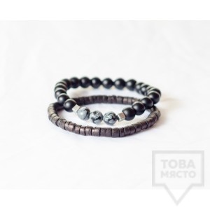 Мъжка гривна J.Griffin-Onyx Seeker