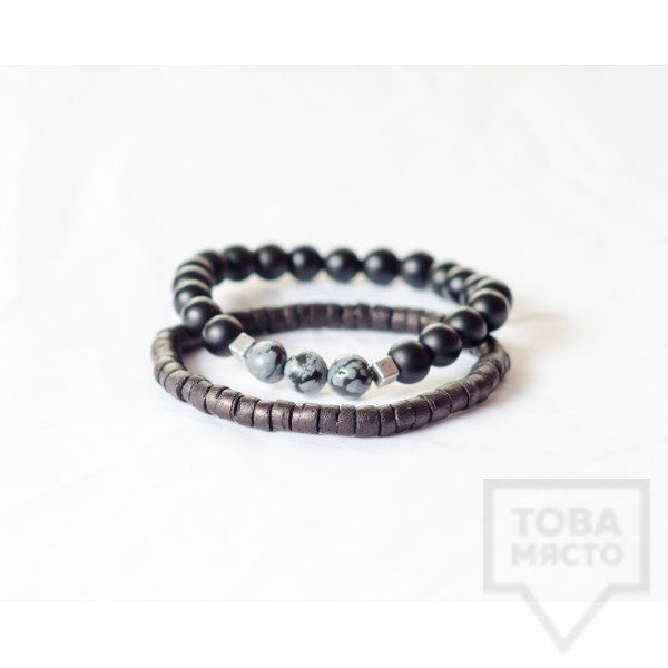 Мъжка гривна J.Griffin-Onyx Seeker