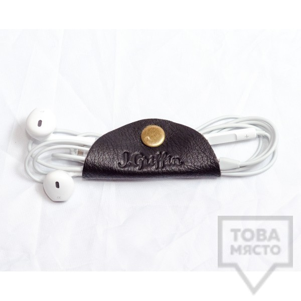 Холдър за слушалки J.Griffin-dark brown