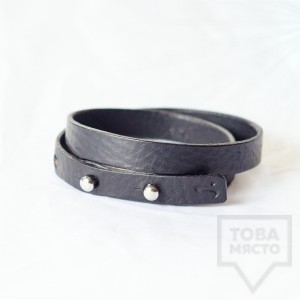 Мъжка гривна J.Griffin Double Stripe Black