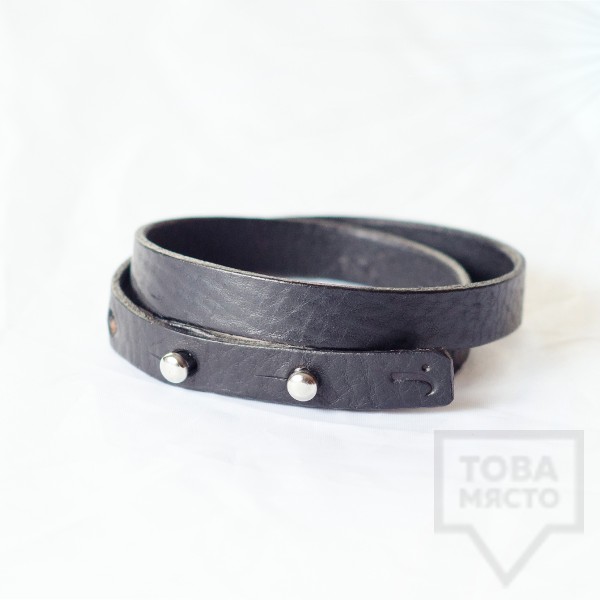 Мъжка гривна J.Griffin Double Stripe Black