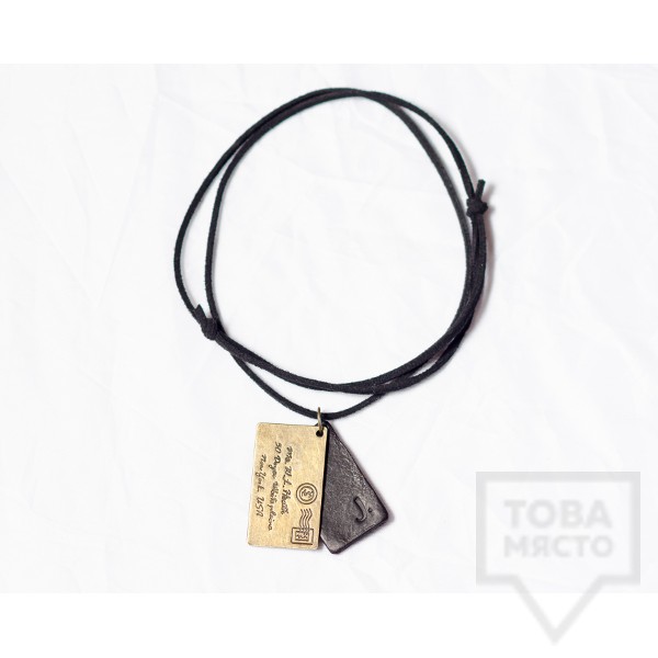 Мъжки медальон J.Griffin DDL Black