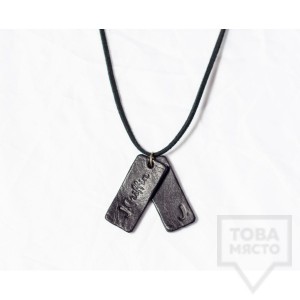 Мъжки медальон J.Griffin Hendrix Black