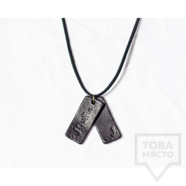 Мъжки медальон J.Griffin Hendrix Black