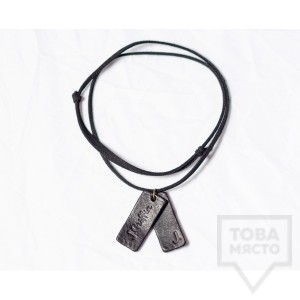 Мъжки медальон J.Griffin Hendrix Black