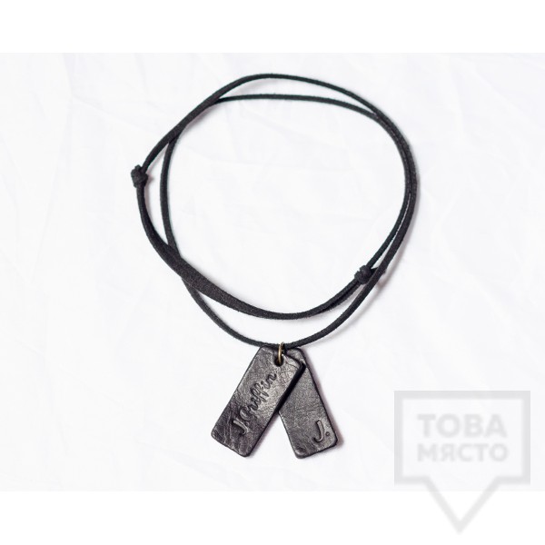 Мъжки медальон J.Griffin Hendrix Black