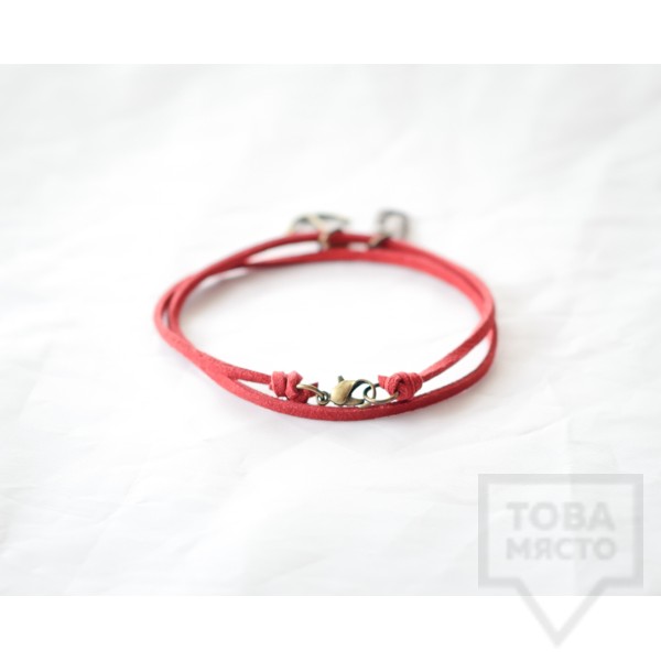 Мъжка гривна J.Griffin Sailor Jack Red