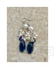 Ръчно изработени обеци Jewelry by Emiliya - Blue Quartz