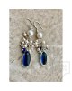 Ръчно изработени обеци Jewelry by Emiliya - Blue Quartz
