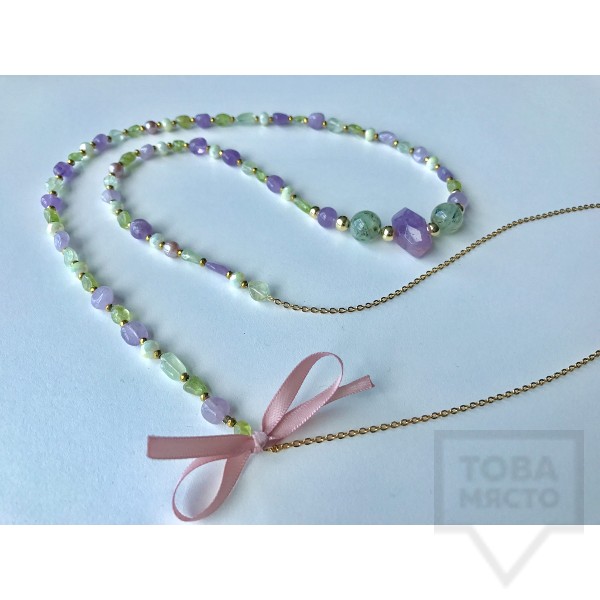 Ръчно изработено колие Jewelry by Emiliya - Purple Haze