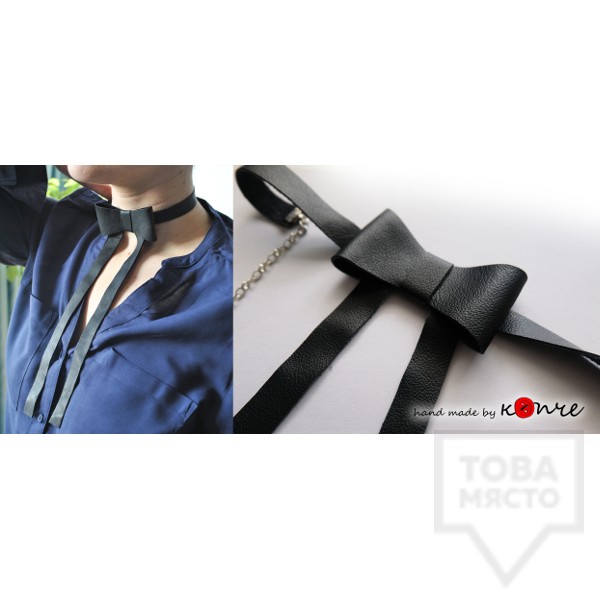 Чокър КОПЧЕ - черен