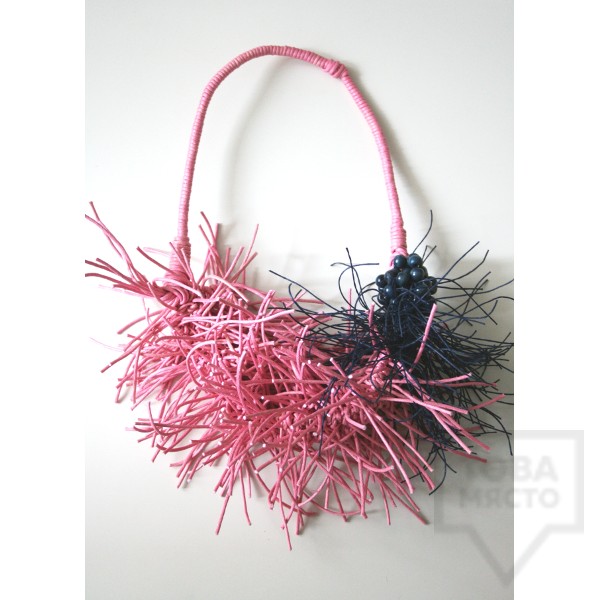 Дизайнерско колие KaYo - розово и синьо