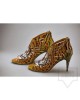 Дизайнерски дамски обувки Kareez Art Line - Тигър