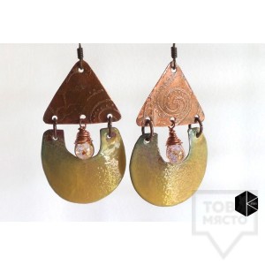 Дизайнерски обеци Katano - Boho summer