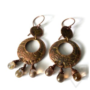 Дизайнерски обеци Katano - holly sun