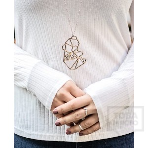 Ръчно изработено колие Kats Jewerly - Bear