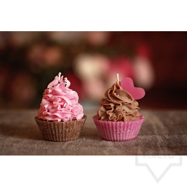 Ръчно изработена свещ KIndy Candles - мъфин