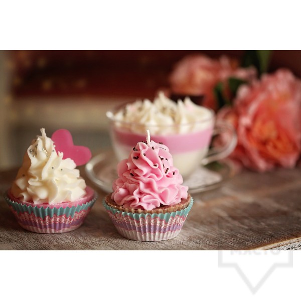 Ръчно изработена свещ KIndy Candles - мъфин