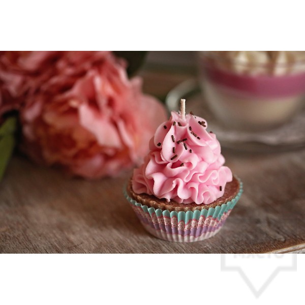 Ръчно изработена свещ KIndy Candles - мъфин