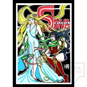 Дамска тениска Koren - Samodiva VS Wonder Woman