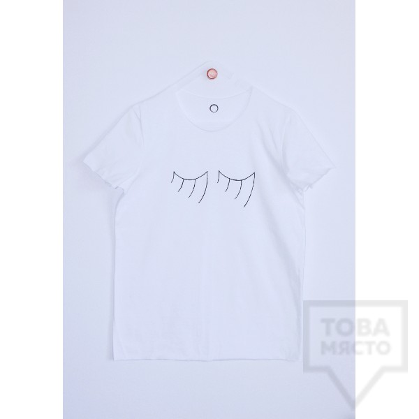 Дамска тениска Кръгче - Мигли