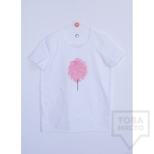 Дамска тениска Кръгче - Памук