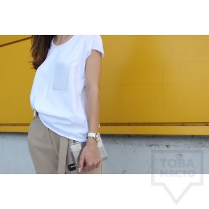 Дамска тениска Кръгче - Винил