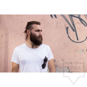 Мъжка тениска Кръгче - Винил