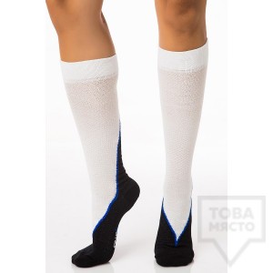 ДАМСКИ ДЪЛГИ ЧОРАПИ KRAKME - Funki Ramp White