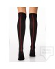 Дамски дълги чорапи KrakMe - Hot Line Black