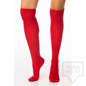 ДАМСКИ ДЪЛГИ ЧОРАПИ KRAKME - HOT LINE RED
