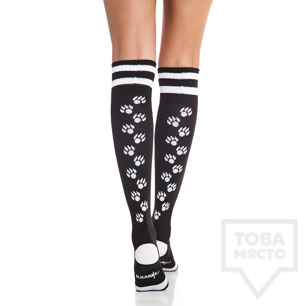 Дамски дълги чорапи KrakMe - Kitty Cat